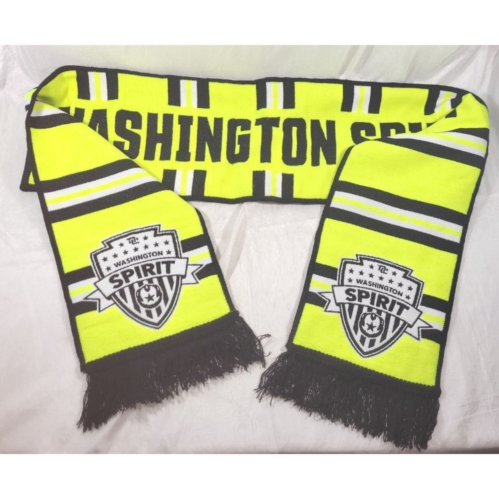 Ruffneck Washington Spirit NWSL Soccer Our City Double Side Scarf - Yellow/Black